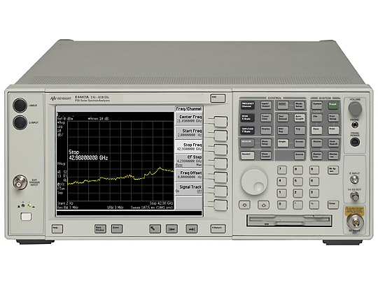 安捷倫Agilent E4447A PSA 頻譜分析儀，3 Hz 至 42.98 GHz